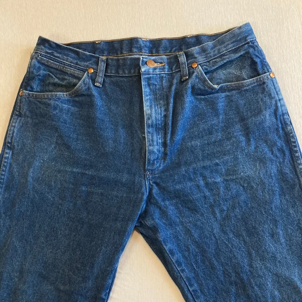 Wrangler Jeans Men 36x30 (Fit 35x29) Cowboy Cut Relaxed Denim 1013MWZPW Straight